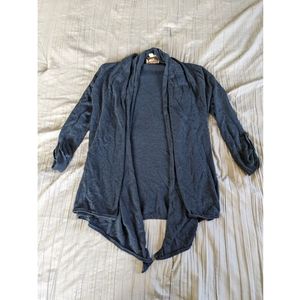 Pink Rose small dark blue cardigan